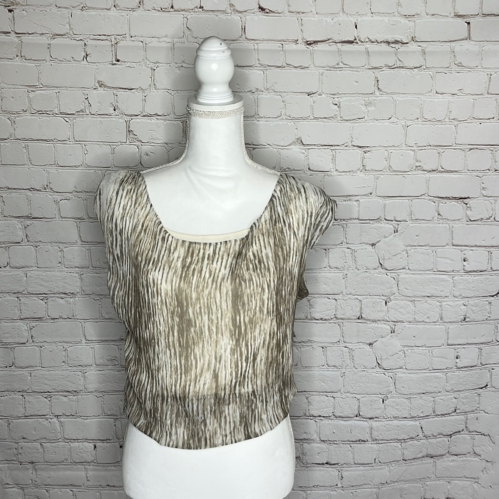 Alice & Olivia Vicka Silk Top